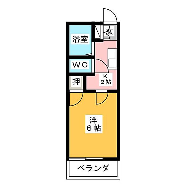 カーサベルデ松栄 ｜愛知県名古屋市昭和区南分町２丁目(賃貸アパート1K・2階・19.00㎡)の写真 その2