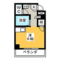 ふぁんはうす  ｜ 愛知県名古屋市昭和区菊園町６丁目（賃貸マンション1R・3階・18.34㎡） その2