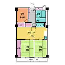 桜山ハイツ  ｜ 愛知県名古屋市昭和区藤成通１丁目（賃貸マンション3LDK・3階・62.95㎡） その2