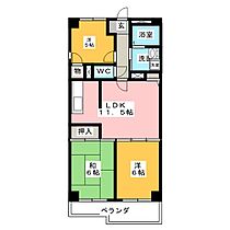 庄京ビル  ｜ 愛知県名古屋市昭和区阿由知通５丁目（賃貸マンション3LDK・3階・65.88㎡） その2