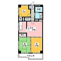 庄京ビル  ｜ 愛知県名古屋市昭和区阿由知通５丁目（賃貸マンション3LDK・2階・65.88㎡） その2