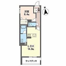 グランシード 1LDKの間取図画像