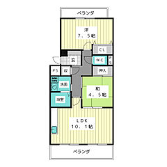 物件の間取り