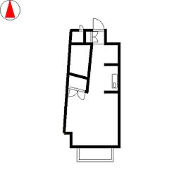 パティオ川名 ワンルームの間取図画像