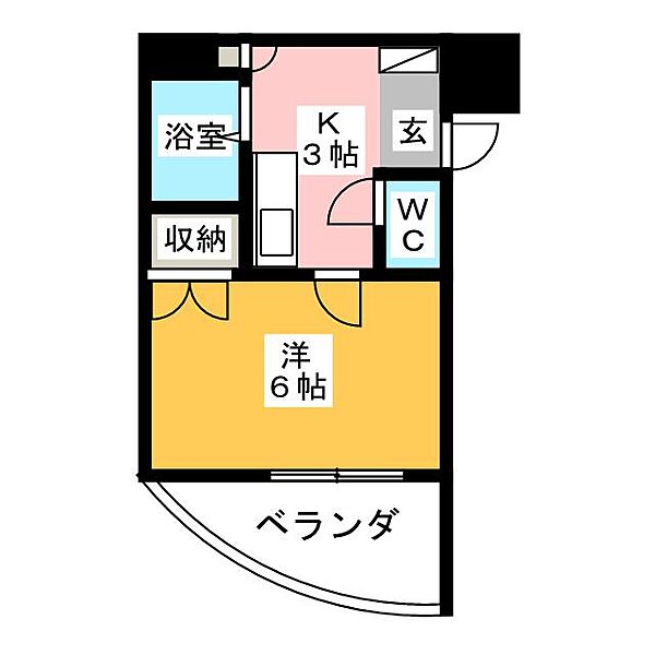 セントラルハイツ中野本町 ｜愛知県名古屋市中川区中野本町１丁目(賃貸マンション1K・4階・20.72㎡)の写真 その2