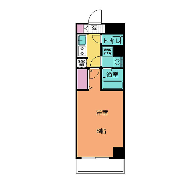 ブランシエスタ金山 1104｜愛知県名古屋市中区正木４丁目(賃貸マンション1K・11階・25.66㎡)の写真 その2