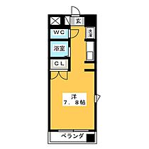 ヴィラ　タカクラ  ｜ 愛知県名古屋市熱田区五本松町（賃貸マンション1R・3階・24.65㎡） その2