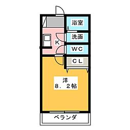 間取図画像 1K