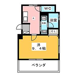 Foresta山西2 1Kの間取図画像