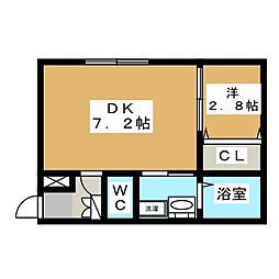 lamaisondeluce 1LDKの間取図画像
