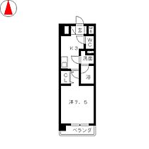 ベルモード  ｜ 愛知県名古屋市瑞穂区牧町２丁目（賃貸マンション1K・4階・24.17㎡） その2