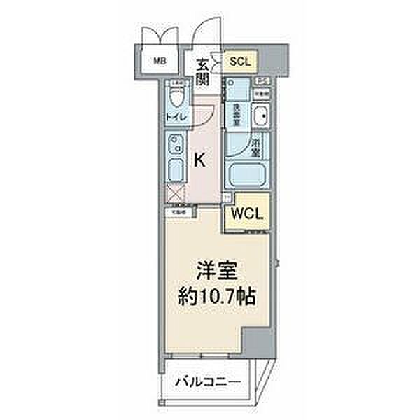 ユニレジデンス瑞穂運動場東 701｜愛知県名古屋市瑞穂区彌富通２丁目(賃貸マンション1K・7階・29.70㎡)の写真 その2