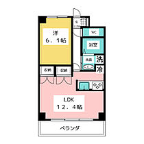 コンソラトゥール  ｜ 愛知県名古屋市瑞穂区姫宮町２丁目（賃貸マンション1LDK・7階・44.01㎡） その2