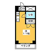 コーポわかば  ｜ 愛知県名古屋市南区汐田町（賃貸マンション1R・3階・24.42㎡） その2