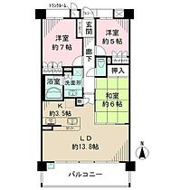 グランノア瑞穂公園ヒルレジデンス  ｜ 愛知県名古屋市瑞穂区市丘町１丁目（賃貸マンション3LDK・4階・77.23㎡） その2