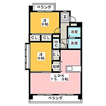 ラネージュ萩山  ｜ 愛知県名古屋市瑞穂区萩山町２丁目（賃貸マンション2LDK・2階・60.24㎡） その2