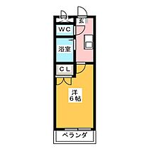 ロッキー星宮Ｂ  ｜ 愛知県名古屋市南区星宮町（賃貸アパート1K・2階・21.11㎡） その2