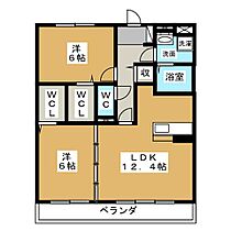 ハピネス星崎  ｜ 愛知県名古屋市南区南野２丁目（賃貸アパート2LDK・1階・60.06㎡） その2