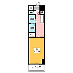 リトルフォレスト 1DKの間取図画像