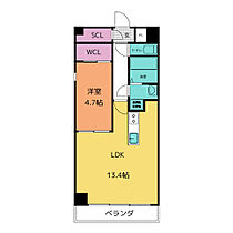 Viare storia  ｜ 愛知県名古屋市東区泉２丁目（賃貸マンション1LDK・13階・50.35㎡） その2