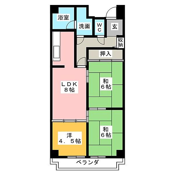 レジデンス泉 ｜愛知県名古屋市東区泉１丁目(賃貸マンション3LDK・10階・65.52㎡)の写真 その2