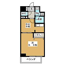 ディアコート白川  ｜ 愛知県名古屋市中区栄２丁目（賃貸マンション1DK・8階・40.08㎡） その2