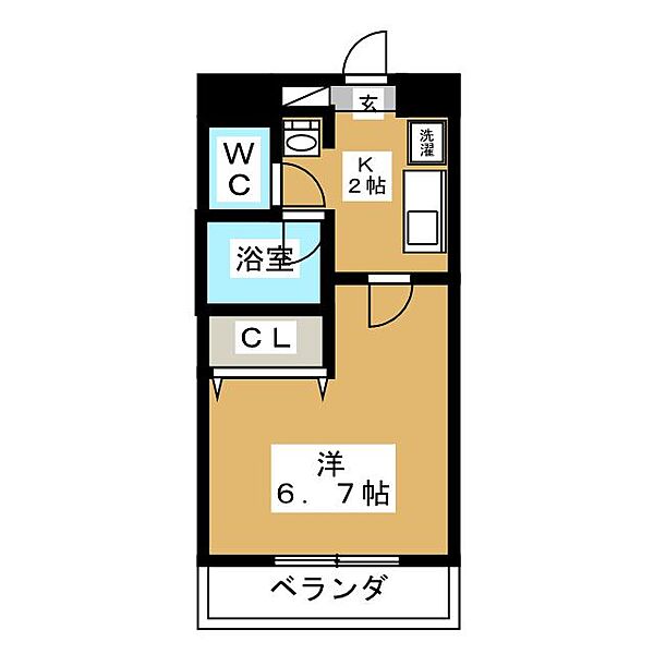 ステージ橦木 ｜愛知県名古屋市東区橦木町３丁目(賃貸マンション1K・6階・24.42㎡)の写真 その2