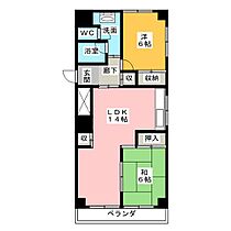 日商岩井栄ハイツ  ｜ 愛知県名古屋市東区泉１丁目（賃貸マンション2LDK・3階・58.85㎡） その2