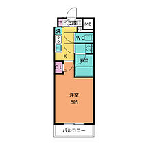 LUXENA MARUNOUCHI 1102 ｜ 愛知県名古屋市中区丸の内２丁目6番27号（賃貸マンション1K・2階・25.45㎡） その2