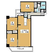 ＫＤＸ泉レジデンス  ｜ 愛知県名古屋市東区泉２丁目（賃貸マンション3LDK・3階・73.45㎡） その2