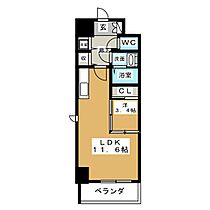 Aphrodite  ｜ 愛知県名古屋市東区相生町（賃貸マンション1LDK・4階・38.34㎡） その2