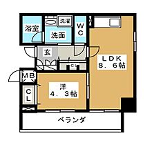 グラン・アベニュー白川公園  ｜ 愛知県名古屋市中区栄２丁目（賃貸マンション1LDK・7階・39.96㎡） その2