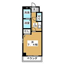 ＣＲＥＣＥＲ新栄  ｜ 愛知県名古屋市中区新栄１丁目（賃貸マンション1K・3階・24.00㎡） その2