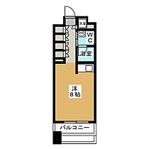 白川公園パークマンション  ｜ 愛知県名古屋市中区栄２丁目（賃貸マンション1R・3階・24.27㎡） その2