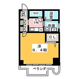 間取図画像 1K