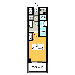 間取図画像 1K