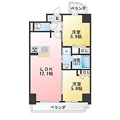 物件の間取り