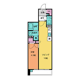 GRANPASEO丸の内 1LDKの間取図画像