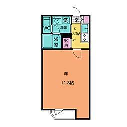 ライヴズレジデンス東桜(Lives Residence東桜) 1LDKの間取図画像