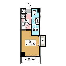 nextage.1 1Kの間取図画像