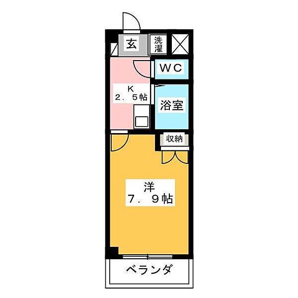 サンモールアネックス ｜愛知県名古屋市中川区高杉町(賃貸マンション1K・3階・23.70㎡)の写真 その2