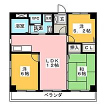 アンジェロ・パティオ  ｜ 愛知県名古屋市中川区打出２丁目（賃貸マンション3LDK・2階・63.84㎡） その2