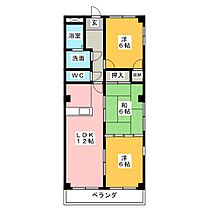 グランドヒルズ児玉  ｜ 愛知県名古屋市中川区西伏屋２丁目（賃貸マンション3LDK・2階・66.00㎡） その2