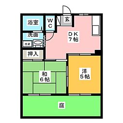 間取図画像 2DK