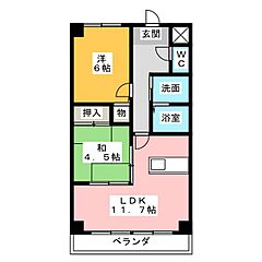 物件の間取り