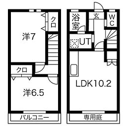 FourSeasons 2LDKの間取図画像