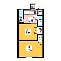 大西コーポ  ｜ 愛知県名古屋市昭和区山手通５丁目（賃貸アパート2K・1階・30.00㎡） その2