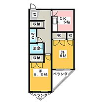 水谷ビル  ｜ 愛知県名古屋市天白区元八事３丁目（賃貸マンション2DK・3階・38.43㎡） その2