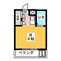 メゾン・ド・サージュ  ｜ 愛知県名古屋市昭和区八事富士見（賃貸マンション1R・2階・16.65㎡） その2