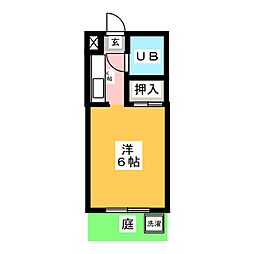 ストーンヒル八事 1Kの間取図画像